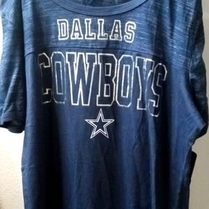 Women's Nike Navy Dallas Cowboys Hometown Collection T-Shirt size XL 100% cotton